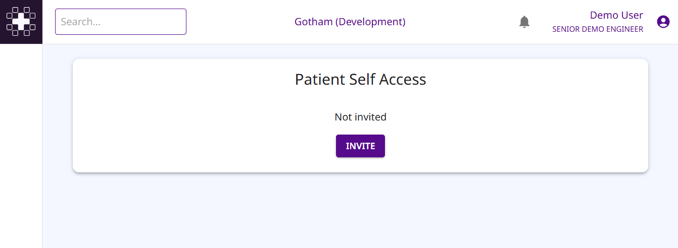 Self-access status
